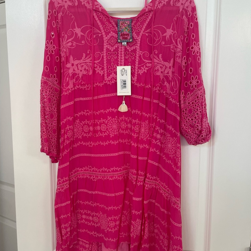 Johnny Was Women's Pink Dress